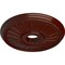 Ekena Millwork Berkshire Medallion (Canopies up to 6 3/8"), 20 1/8"OD x 3 7/8"ID x 1 7/8"P, Brushed Mahogany CM20BE1BMF - alternate 2
